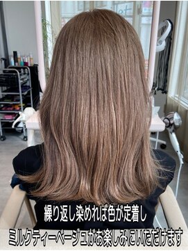 イロドリ たまプラーザ店(irodori) 白髪を活かしたミルクティーブラウン