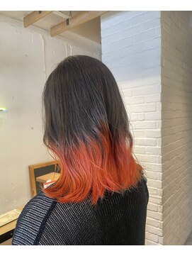 エイト 福岡天神店(EIGHT fukuoka) オレンジグラデーションカラー