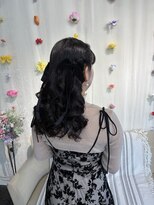 ヘアセット専門サロン by OKINAWA WATABE WEDDING 那覇店 ハーフアップ