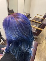 バズ ヘアガーデン(Bazz hair garden)&nbsp;綺麗に伸びてきた　ブリーチ毛