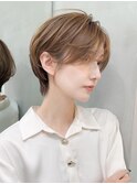 黒髪カタログ/ショート/オリーブグレー/小顔に見せるヘア☆172
