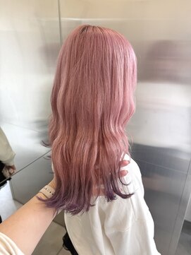 ゴウトゥデイシェアサロン 町田店(GO TODAY SHAiRE SALON) ホワイトピンク/裾ラベンダー【町田】