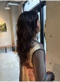 黒髪　ロング　スパイラルパーマ【担当・藤村】