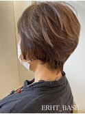 白髪ぼかし/ツヤ感×ボリューム感◎/美フォルムショート【札幌】