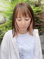シレナバイアルティナ 辻堂店(sirena by artina)&nbsp;フェイスフレーミングカラー結べる長さのボブシースルーバング