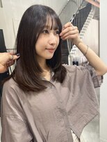 アトレ 福岡大名店(attrait)&nbsp;セミロング×透け感ブラウンで叶う大人っぽさ