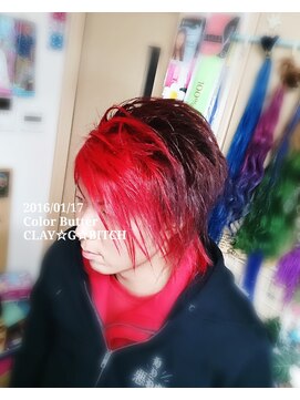 クレイジービッチ(CLAY G BITCH) 【再来限定】仙台 ブリーチ カラーバター コーンロー 編み込み