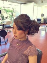 ビグディーサロン(BIGOUDI salon koshien)&nbsp;【ISAACBLANCO】編み込みリボンアレンジ