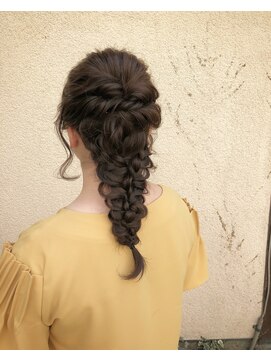 ワエン(WAEN) 編み込みダウン