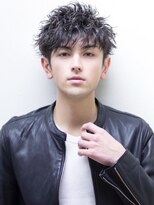 アンルポン(un.le.pont)&nbsp;束感ヘアショートマッシュバブルマッシュソフトツーブロック男前