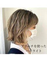 ブリーチを使ったハイライト