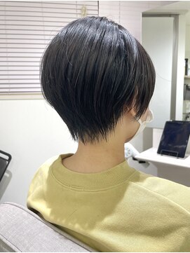 フレーム ヘア ルーム 天王寺駅前店(FRAME hair room) 黒髪ショート/20代/30代/40代