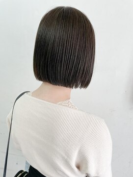 キャンバス バイ ネオリーブ 横浜西口(Canvas by neo.) ミニボブ　ぱっつんボブ　切りっぱなしボブ