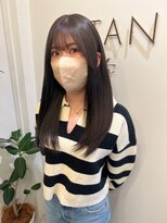 ボタン ハカタ(VOTAN hakata)&nbsp;【YU_KA】艶カラー×顔まわりカット