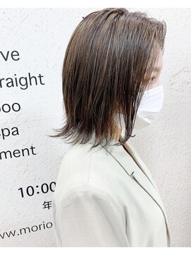モリオ フロム ロンドン サッポロファクトリー店(morio FROM LONDON) 【morio札幌】札幌ボブ　大人かわいい肩ライン外ハネボブ