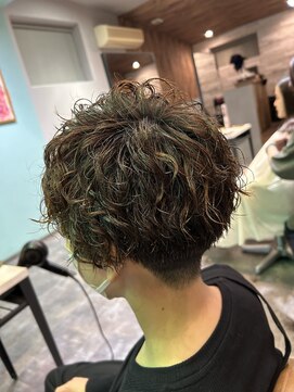 ステレオ ヘアデザイン 安城店(STEREO HAIR DESIGN) ベリーショート×パーマ(6月)