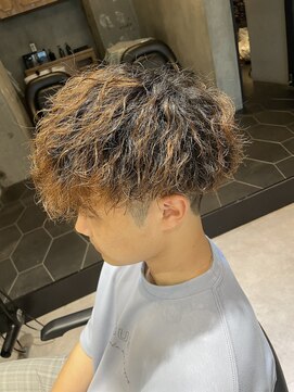 ラグシス ザ バックルーム(LUXIS THE BACK ROOM) 前下がりツイスパマッシュ【立川/メンズ】