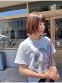 ボブウルフ×オレンジブラウン