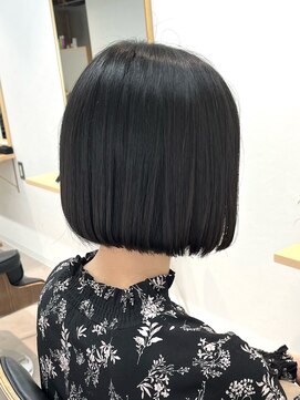 トト 船橋店(toto.) 黒髪/グレーベージュ/レイヤーロング/前髪パーマ[西船橋/津田沼]