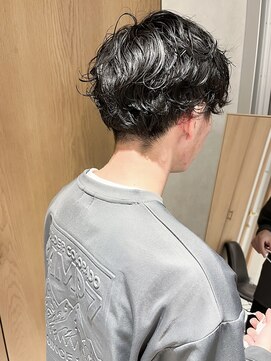 ラミエ バイ メルト 吉祥寺(lamie by melt) "久保田"ニュアンスパーママッシュヘア刈り上げツーブロ