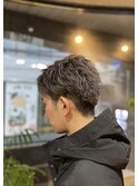 メンズショートグレージュ
