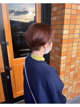 コポル(Copol) ショートボブ×レッドバイオレット