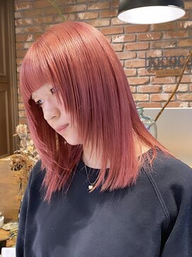 ボコカ(bococa) 【macana指名】暖色カラー レイヤー ピンク サーモンピンク