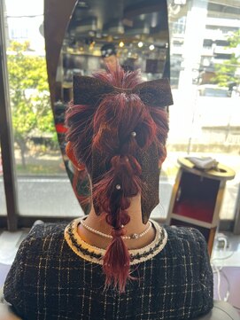 グリッツ (GLITZ) あみおろしヘアアレンジ