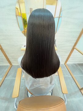 ジーナ 船橋(Zina) 髪質改善*ロングレイヤーグレーベージュ*美髪【Zina船橋】