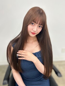 ユーフォリア 渋谷グランデ(Euphoria SHIBUYA GRANDE) シナモンベージュ ナチュラルストレートヘア◎