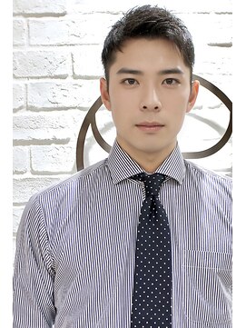 アース 天満橋店(HAIR & MAKE EARTH) 30代40代メンズセンターパート清潔感ビジネス好感度モテ髪