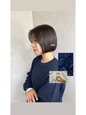 切りっぱなしボブ
