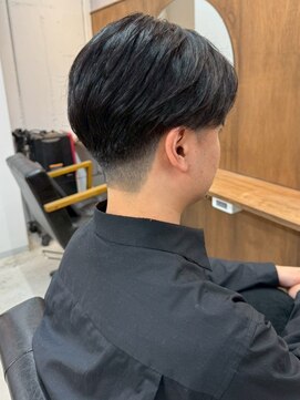 リッチ 菊名店(Rich) マッシュショート ツーブロック ビジネス 30代40代 センター