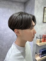 曲がる縮毛矯正専門店 バイ レイズ 名駅(曲がる縮毛矯正専門店 by RAYS) 刈り上げありセンターパート曲がる縮毛矯正 K