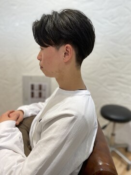 オーセンヘア(AUTHEN.HAIR) #仙台#カット#メンズカット#メンズ#センターパート#ショート