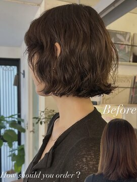 アンプラグド(unplugged) unpluggedボブパーマ