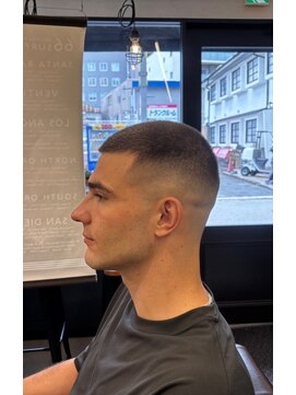 クフィア メンズヘアー カンポ 難波店(CUFFIA MEN'S HAIR CAMPO) ソフトモヒカンおしゃれ坊主短髪メンズジェットモヒカン