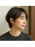 美フォルムショートボブ　20代 30代 40代 50代 60代　髪質改善