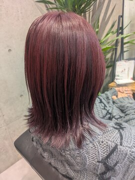 ★エンジェリックケア×ツヤ感レッドブラウンカラー★