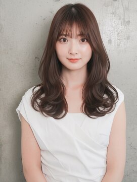 ゆるふわレイヤー、ナチュラルブラウンカラー