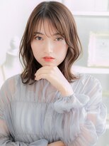 モッズヘア 越谷(mod's hair) ★グレーブラウンハッシュカットくびれミディアム30代40代★1