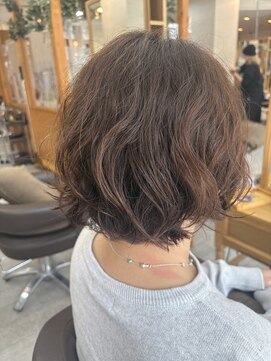 シャンティ 琴似店(Shanti) ショートボブ×デジタルパーマ