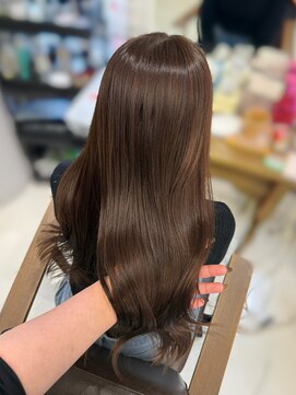 ハピネス 梅田茶屋町店(HAPPINESS) ナチュラルブラウン/韓国ヘア/ブリーチなし/レイヤー/艶髪