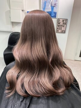 ペレ 渋谷(PELE) 着物ヘア/ダークアッシュ/ミディアムレイヤーカット/渋谷