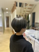 ヘアブロス 水戸店(hair BROS) ステップボーンカット 姫カット ショート ジェンダーレス