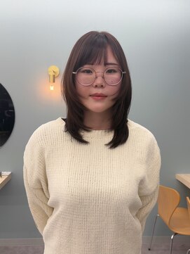 ケシキ(keshiki) 【ハッシュカット】レイヤーカット/ミディアムレイヤー/20代