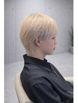 ザ サード プレイス トーキョー ギンザ(THE THIRD PLACE TOKYO GINZA)&nbsp;銀座 メンズ ダブルカラーフェザーショート ミルクティー