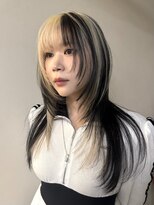 イェン(Yen.) ハッシュカットレイヤーカットデザインカラーミックスカラー
