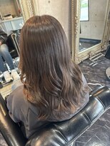 ノイズヘアー(NOISEHAIR)&nbsp;レイヤーカット×ラベンダーグレージュ