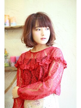 トヌコア ルア 下北沢店(TONUKOA RUA) 【TonukoaRua】パールバイオレットと抜け感ミディ